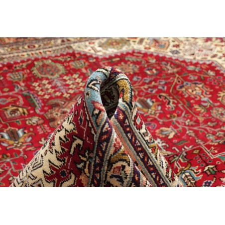 Tappeto Tabriz Persia marrone giallo 252x350