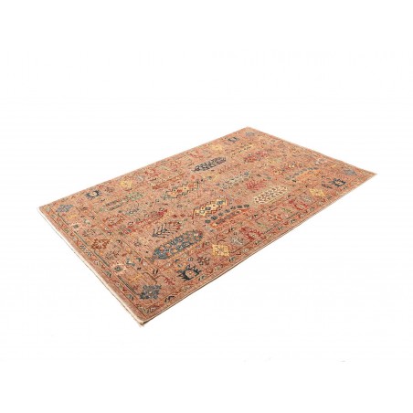 Tappeto Tribal Pakistan marrone grigio 123x188