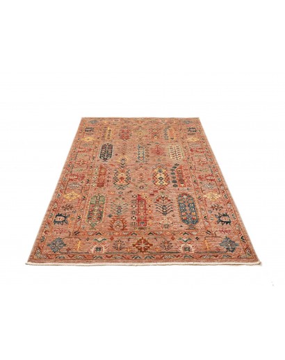Tappeto Tribal Pakistan marrone grigio 123x188