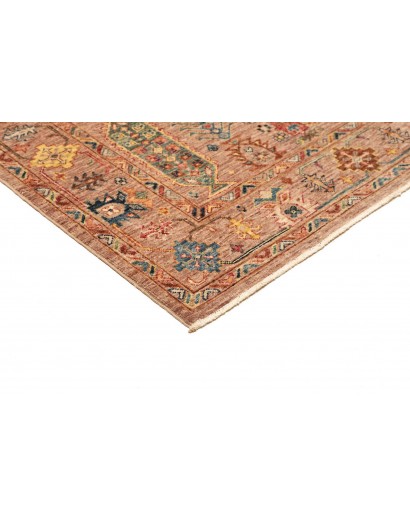 Tappeto Tribal Pakistan marrone grigio 123x188