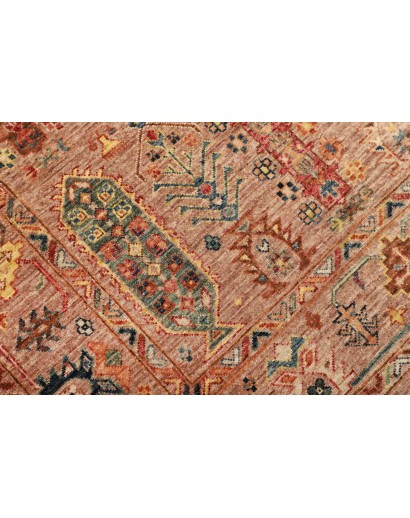 Tappeto Tribal Pakistan marrone grigio 123x188