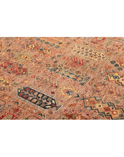 Tappeto Tribal Pakistan marrone grigio 123x188