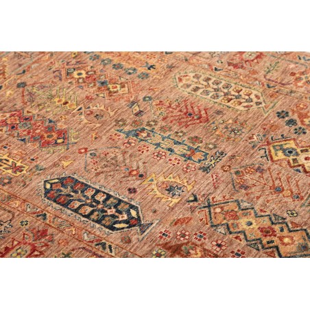 Tappeto Tribal Pakistan marrone grigio 123x188