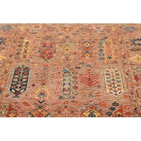 Tappeto Tribal Pakistan marrone grigio 123x188