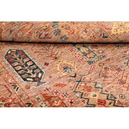 Tappeto Tribal Pakistan marrone grigio 123x188