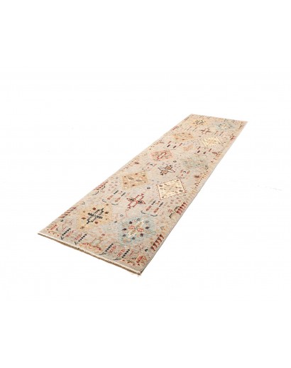 Tappeto Tribal Pakistan beige marrone 82x297