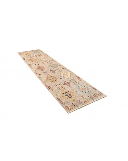 Tappeto Tribal Pakistan beige marrone 82x297