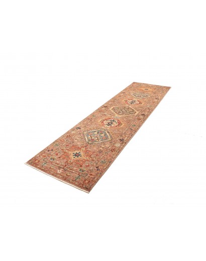 Tappeto Tribal Pakistan marrone grigio 80x295