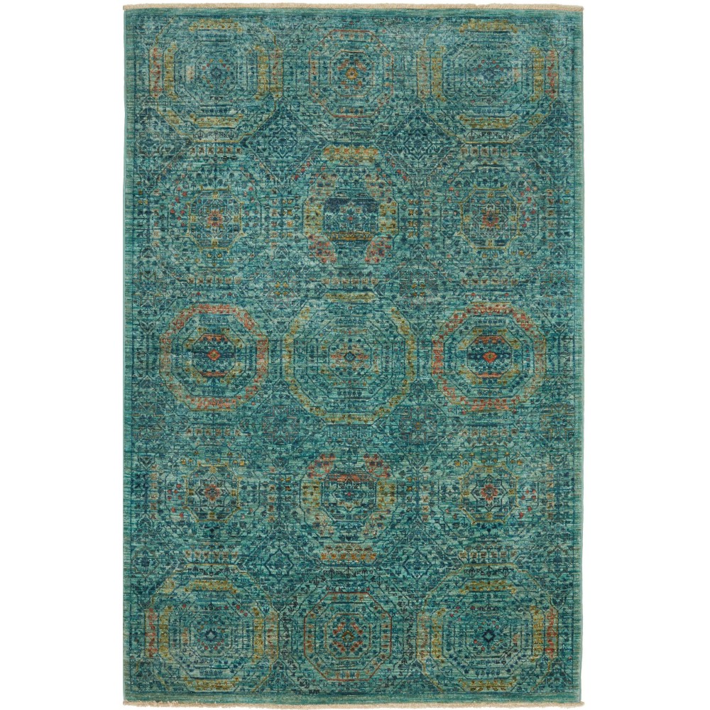Tappeto Mamlouk Pakistan azzurro beige 124x187 Tappeto Mamlouk Pakistan azzurro beige 124x187