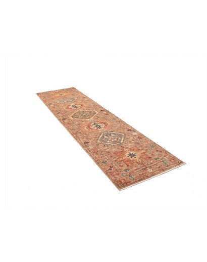 Tappeto Tribal Pakistan marrone grigio 80x295