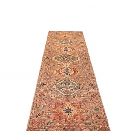 Tappeto Tribal Pakistan marrone grigio 80x295