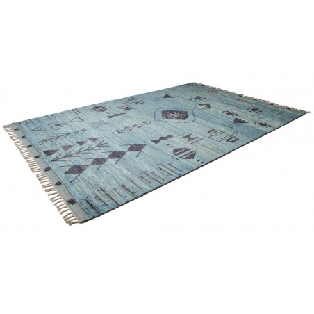 Tappeto Gabbeh Marrakech Pakistan grigio 246x352