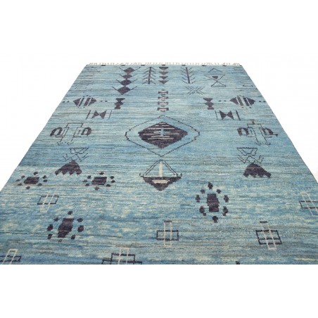 Tappeto Gabbeh Marrakech Pakistan grigio 246x352