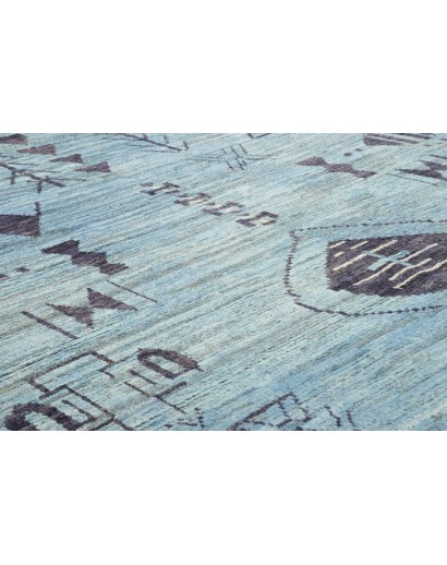 Tappeto Gabbeh Marrakech Pakistan grigio 246x352