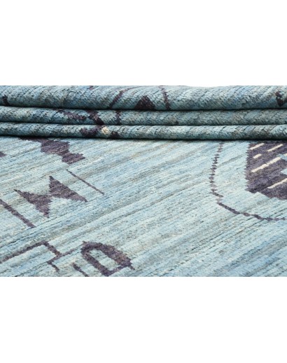 Tappeto Gabbeh Marrakech Pakistan grigio 246x352