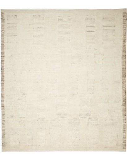 Tappeto Gabbeh Marrakech Pakistan bianco 260x296