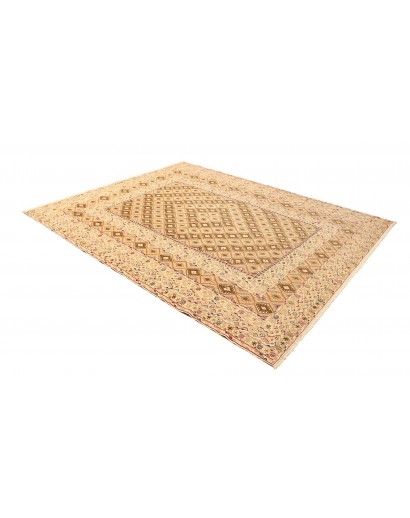Tappeto Nakhunak Pakistan marrone giallo 203x260