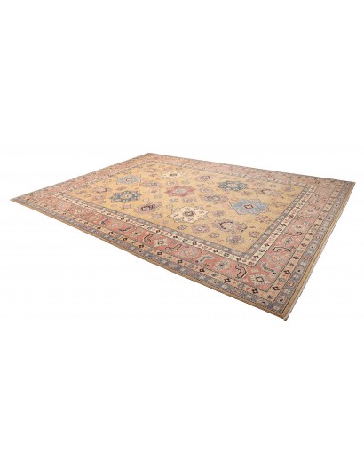 Tappeto Kazak Afghanistan marrone grigio 268x372
