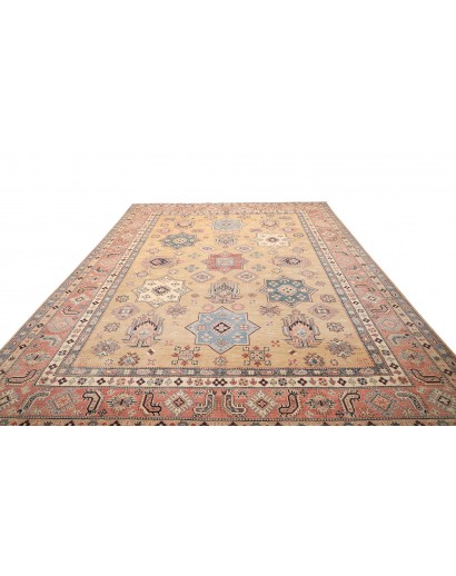 Tappeto Kazak Afghanistan marrone grigio 268x372