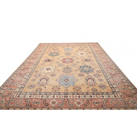 Tappeto Kazak Afghanistan marrone grigio 268x372
