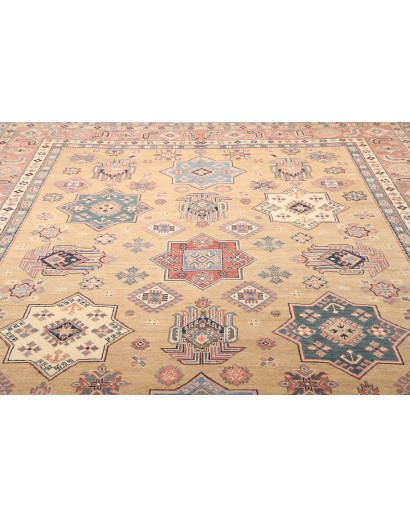 Tappeto Kazak Afghanistan marrone grigio 268x372