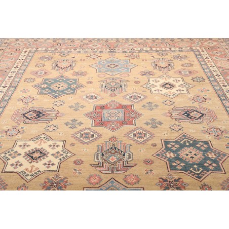 Tappeto Kazak Afghanistan marrone grigio 268x372