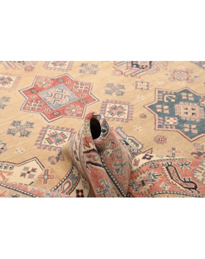 Tappeto Kazak Afghanistan marrone grigio 268x372