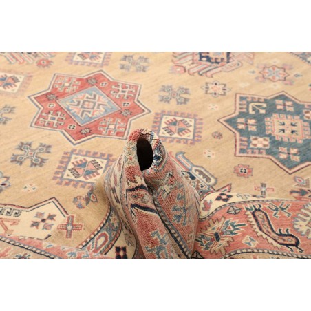 Tappeto Kazak Afghanistan marrone grigio 268x372
