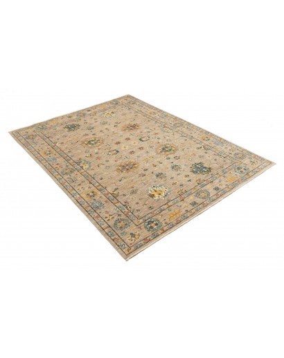 Tappeto Malka Pakistan marrone verde 148x196