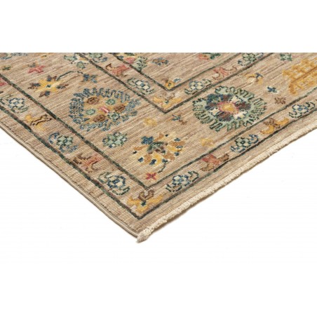 Tappeto Malka Pakistan marrone verde 148x196