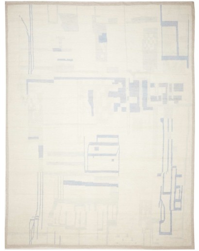 Tappeto Gabbeh Marrakech Pakistan bianco 281x372