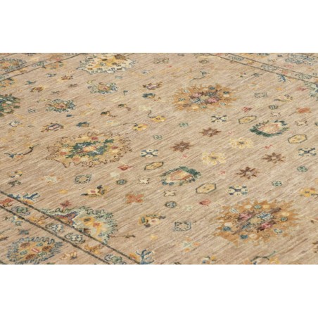 Tappeto Malka Pakistan marrone verde 148x196