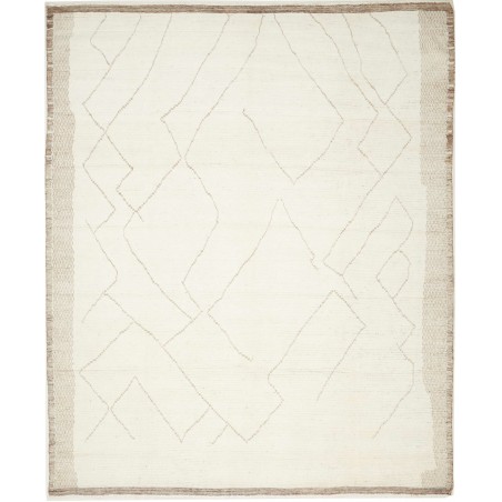 Tappeto Gabbeh Marrakech Pakistan beige bianco 244x293