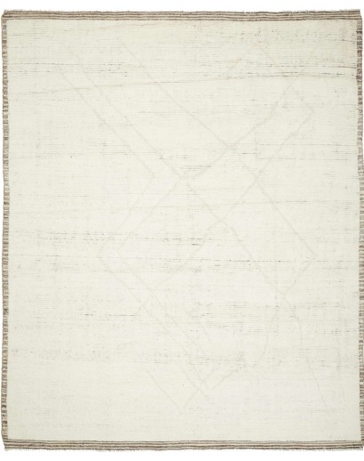 Tappeto Gabbeh Marrakech Pakistan bianco 241x294