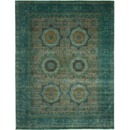 Tappeto Mamlouk Pakistan grigio bianco 278x359