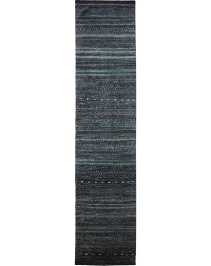 Tappeto Royal Gabbeh Pakistan grigio bianco 90x428