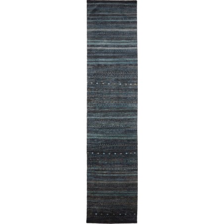 Tappeto Royal Gabbeh Pakistan grigio bianco 90x428