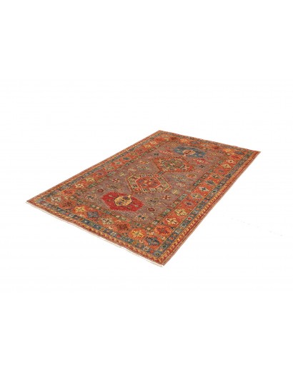 Tappeto Kazak Fine Pakistan arancione 124x186