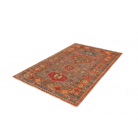 Tappeto Kazak Fine Pakistan arancione 124x186