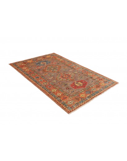 Tappeto Kazak Fine Pakistan arancione 124x186