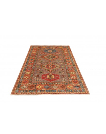 Tappeto Kazak Fine Pakistan arancione 124x186