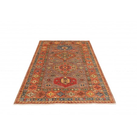Tappeto Kazak Fine Pakistan arancione 124x186