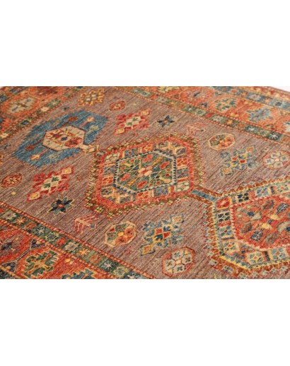 Tappeto Kazak Fine Pakistan arancione 124x186