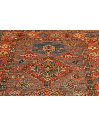 Tappeto Kazak Fine Pakistan arancione 124x186