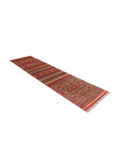 Tappeto Samarkand Pakistan marrone grigio 82x292