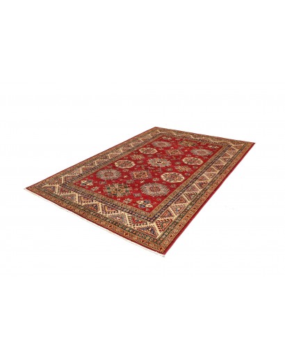 Tappeto Kazak Fine Pakistan marrone grigio 177x248