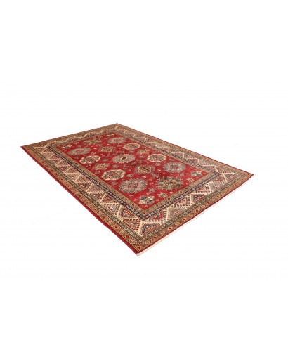 Tappeto Kazak Fine Pakistan marrone grigio 177x248