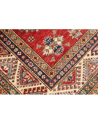Tappeto Kazak Fine Pakistan marrone grigio 177x248