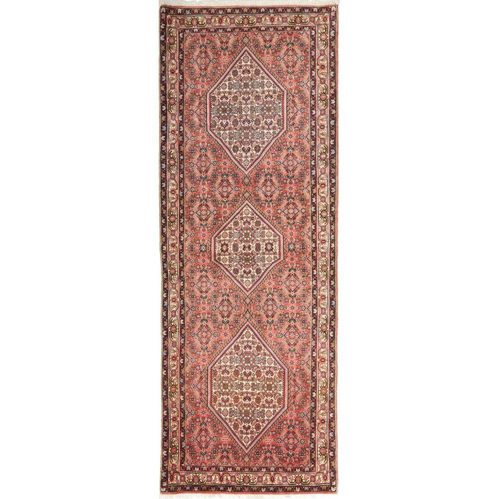 Tappeto Bidjar Persia rosso marrone 80x215 Tappeto Bidjar Persia rosso marrone 80x215