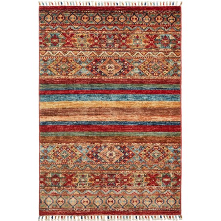 Tappeto Samarkand Pakistan marrone arancione 82x121